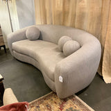 Restoration Hardware Sylvian Bench Sofa With Accent Pillows 89.5"L x 46"D x 31.5"