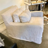 Restoration Hardware Swivel Club Chair Some Small Stains 38"W x 40"D x 30"T