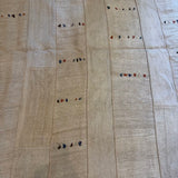 Hand Knotted Wool Rug w/ Multi Color Fragments 7'1 x 9'10