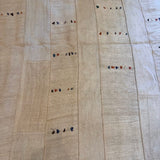 Hand Knotted Wool Rug w/ Multi Color Fragments 7'1 x 9'10