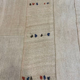 Hand Knotted Wool Rug w/ Multi Color Fragments 7'1 x 9'10