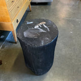 Modern Round Black Accent Table 16"Diam x 20"H