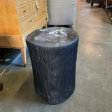 Modern Round Black Accent Table 16"Diam x 20"H