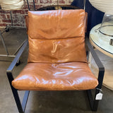 Four Hands Emmett Sling Chair In Tobacco Leather 29"W x 36"D x 29"H