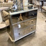 Ethan Allen Mirrored Vivica Chest Of Drawers 34"W x 18"D x 32"H