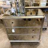 Ethan Allen Mirrored Vivica Chest Of Drawers 34"W x 18"D x 32"H