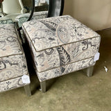 Ethan Allen Upholstered Ottoman 19" x 19" x 18"H