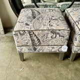 Ethan Allen Upholstered Ottoman 19" x 19" x 18"H