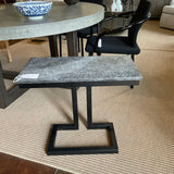 Noir Alanzo Side Table 24.5"L x 12.5"D x 23"T