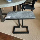 Noir Alanzo Side Table 24.5"L x 12.5"D x 23"T