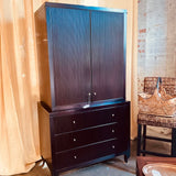 Barbara Barry For Baker Mahogany Armoire Chest 42"W x 24"D x 78"H