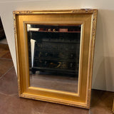 Gold Mirror With Beveled Glass 23"W x 27.5"T