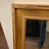 Gold Mirror With Beveled Glass 23"W x 27.5"T
