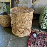 Wicker Side Table 18" Diam x 20"T