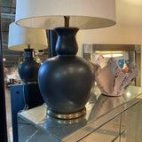Bronze Double Goard Lamp w/ Shade 32"T x 18"W
