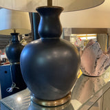 Bronze Double Goard Lamp w/ Shade 32"T x 18"W