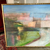 Gold Framed Landscape 50"L x 38"T