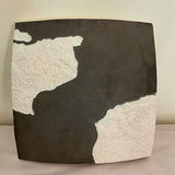 Original Gregor Turk Wall Sculpture Map "Sicily" 14" x 14" x 3"D