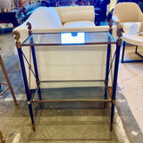Jonathan Adler Rider 2-Tier Side Table 26"W x 33"T Shelf x 28"T Overall x 13"D