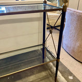 Jonathan Adler Rider 2-Tier Side Table 26"W x 33"T Shelf x 28"T Overall x 13"D