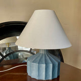 Pottery Lamp 18" T x 10" Diam