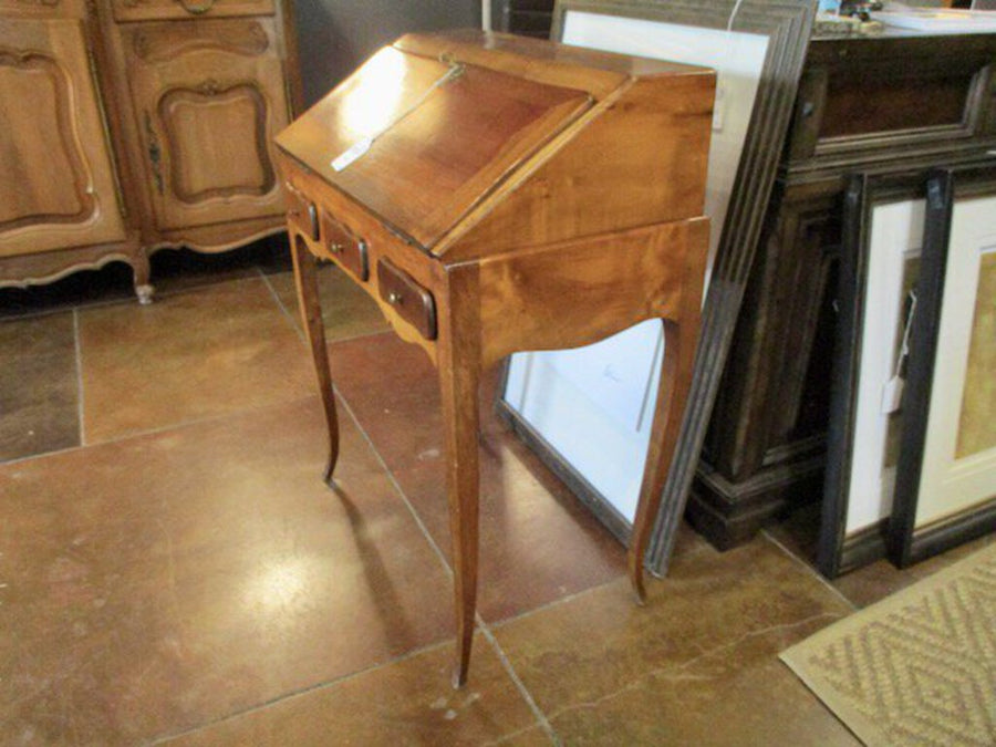 Antique Petite French Ladies Writing Desk 26.5"W x 15.5"D x 35.5'T FINAL SALE