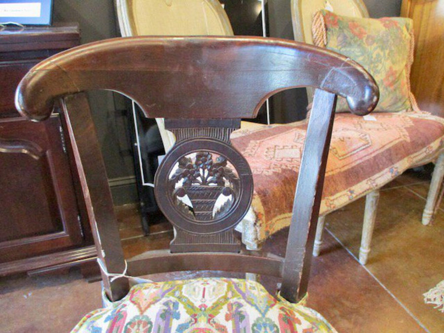 Single Antique Chair 17"W x 16.5"D x 33.5"T FINAL SALE