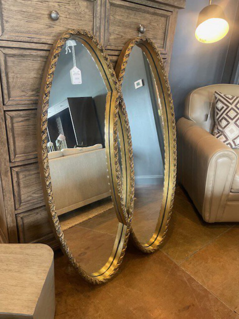 Vintage Gold Double Overlapping Mirror 49"T x 32"W FINAL PRICE