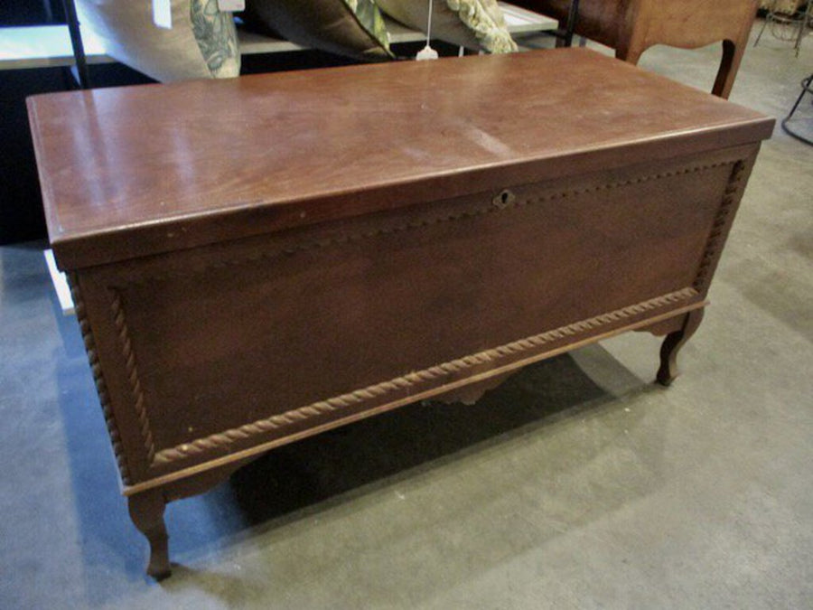 Antique Chest Lined With Cedar Wood Final Price 43"L x 19"D x 23.5"T