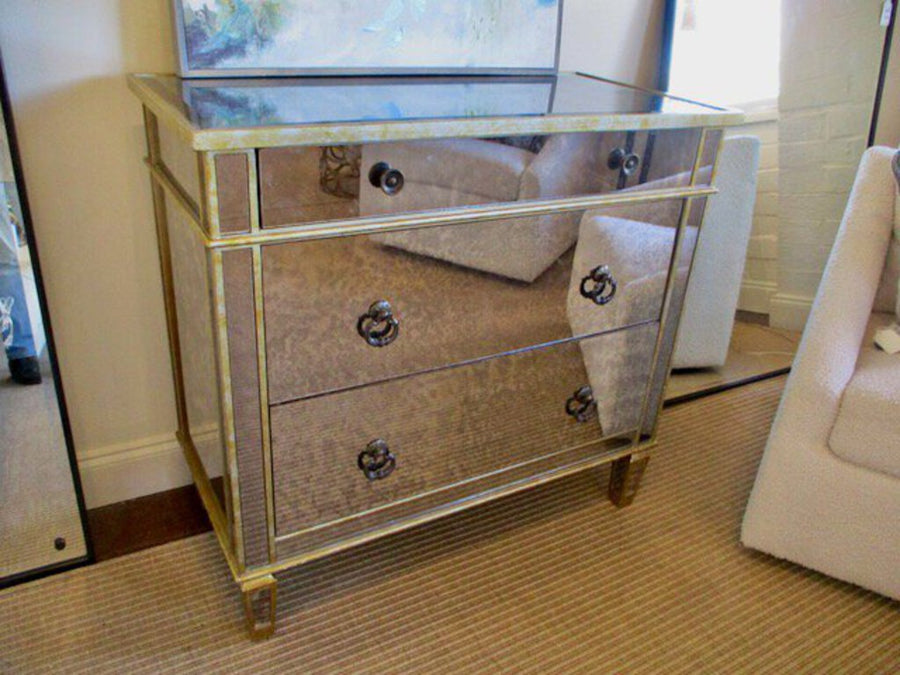 Mirrored Chest of Drawers 38"W x 36"T x 19"D