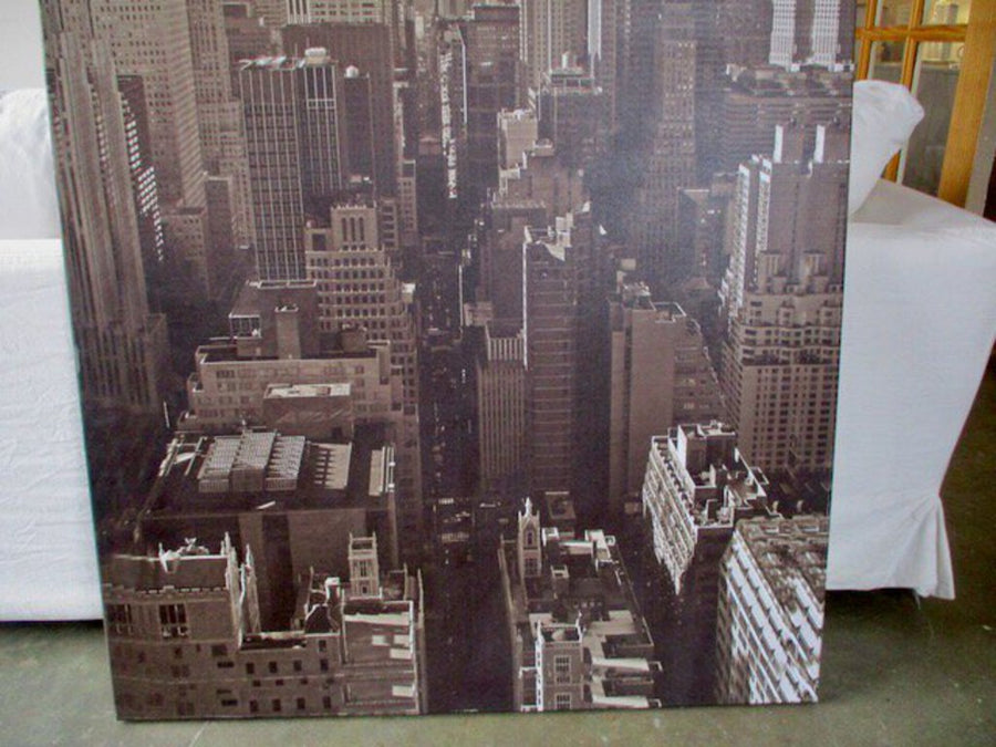 Large New York Skyline Art 40"W x 60"T